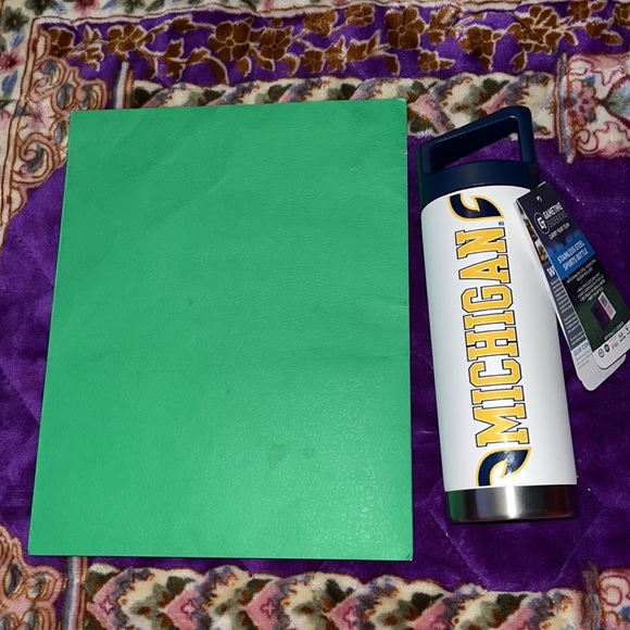 Stainless steel sports bottle keeps hot for 12hr and cold for 12hr MICHIGAN - Picture 6 of 6